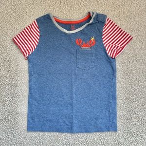 Baby Boden Crab tee - 2/3Y